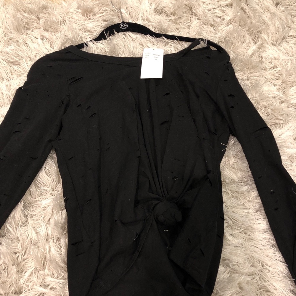 Distressed long sleeve